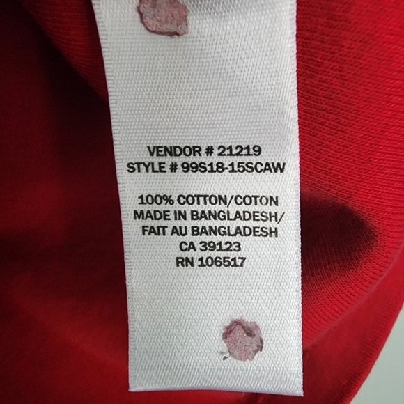 𝅺northern Reflections red short sleeve t-shirt medium - Picture 4 of 5